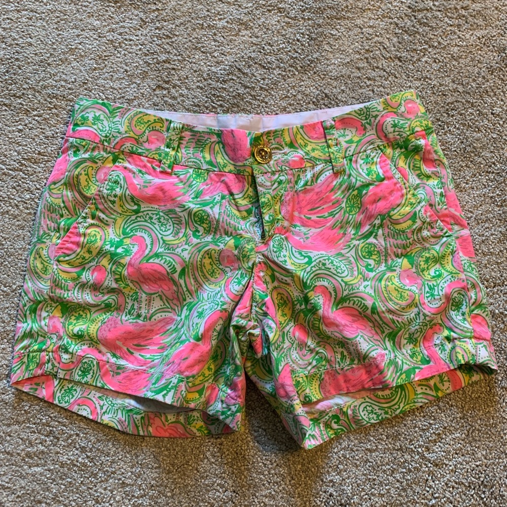 Lilly Pulitzer Callahan short, Hot Wings, size 0